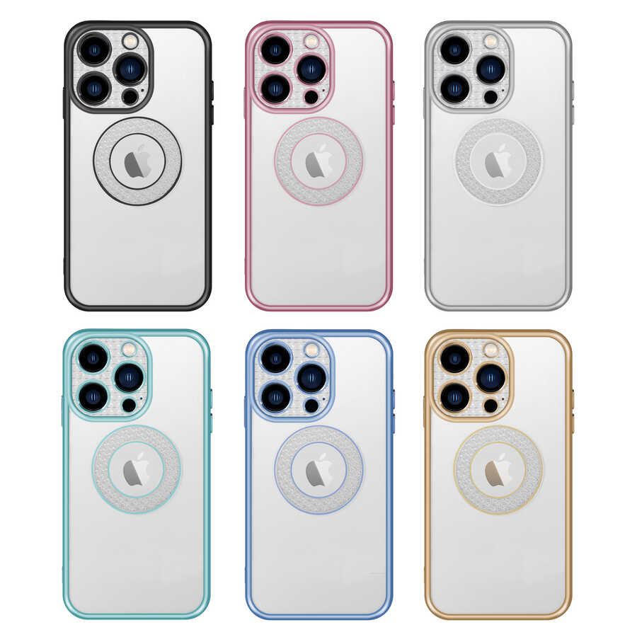Apple iPhone 13 Pro Kılıf Kamera Korumalı Logo Gösteren Zore Esta Kapak - Görsel 2