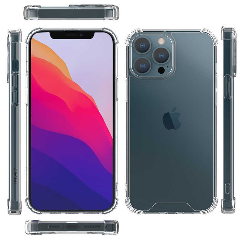 Apple iPhone 13 Pro Kılıf Zore Kamera Korumalı Nitro Anti Shock Silikon - Görsel 2