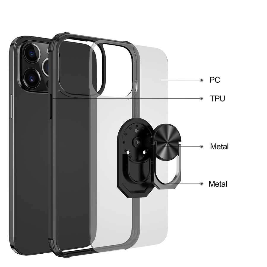 Apple iPhone 13 Pro Kılıf Zore Mola Kapak - Görsel 2