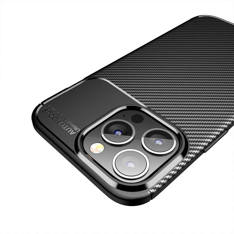 Apple iPhone 13 Pro Kılıf Zore Negro Silikon Kapak - Görsel 3
