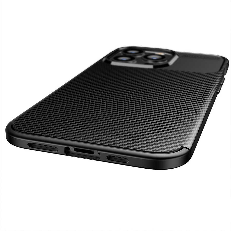 Apple iPhone 13 Pro Kılıf Zore Negro Silikon Kapak - Görsel 4