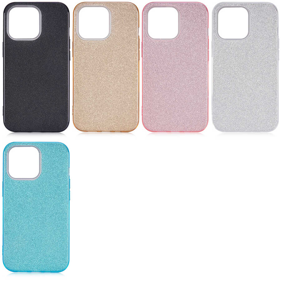 Apple iPhone 13 Pro Kılıf Zore Shining Silikon - Görsel 2