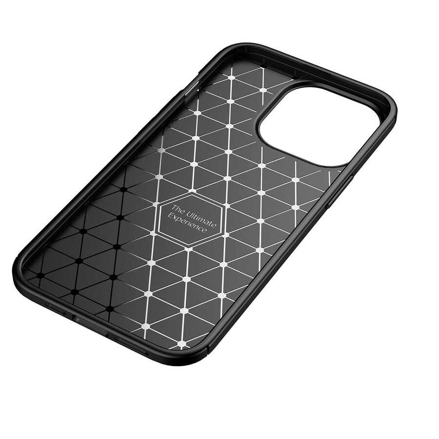 Apple iPhone 13 Pro Max Kılıf Zore Negro Silikon Kapak - Görsel 6