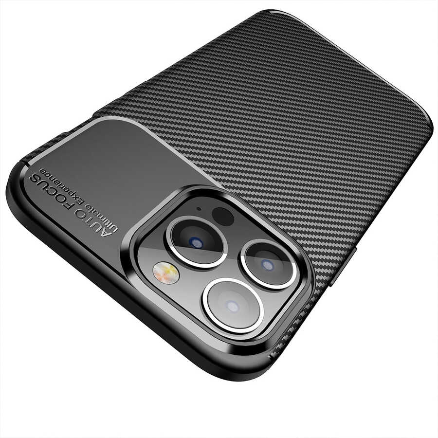 Apple iPhone 13 Pro Max Kılıf Zore Negro Silikon Kapak - Görsel 5