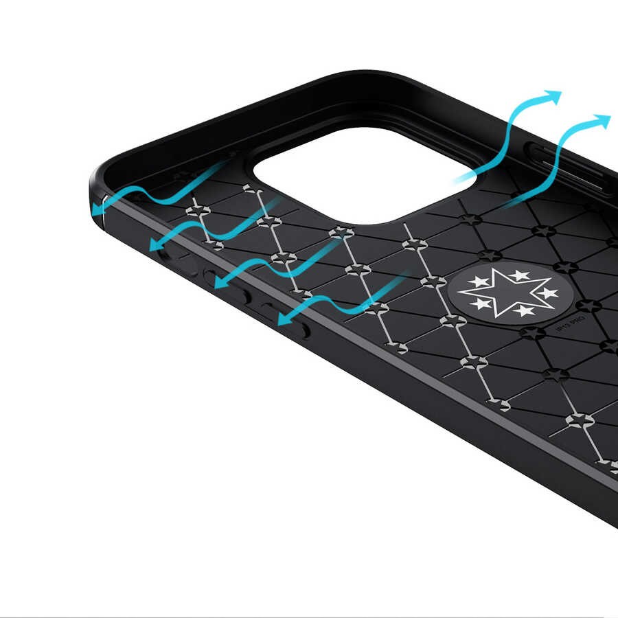 Apple iPhone 13 Pro Max Kılıf Zore Ravel Silikon Kapak - Görsel 5