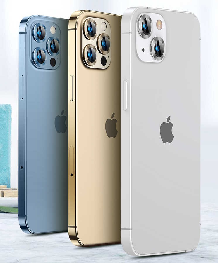 Apple iPhone 13 Pro Max Zore CL-02 Kamera Lens Koruyucu - Görsel 3