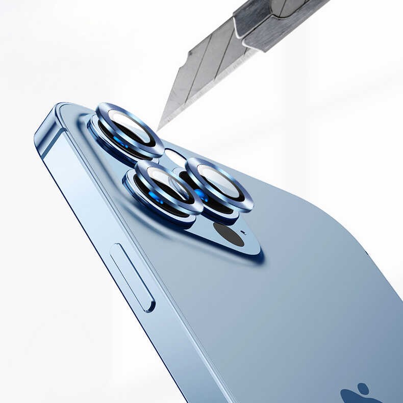 Apple iPhone 13 Pro Max Zore CL-02 Kamera Lens Koruyucu - Görsel 14