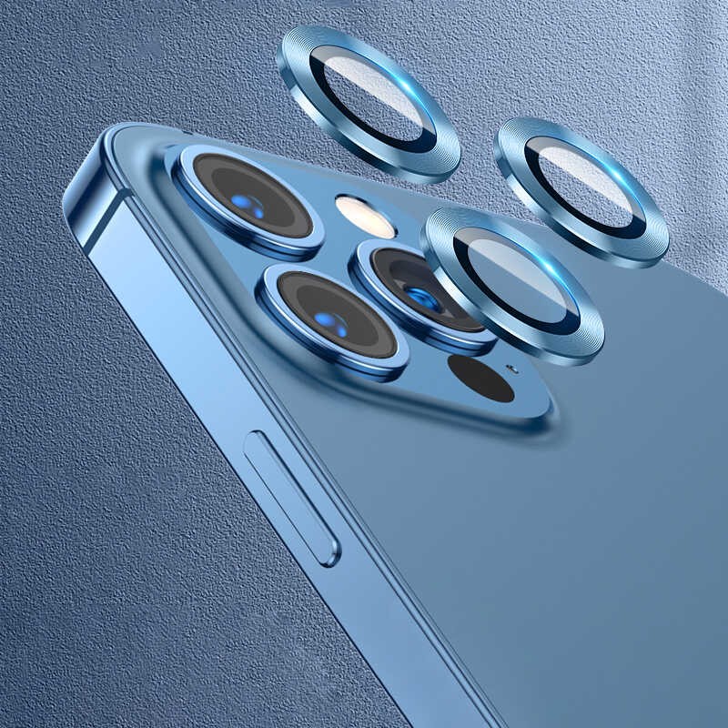 Apple iPhone 13 Pro Max Zore CL-02 Kamera Lens Koruyucu - Görsel 5