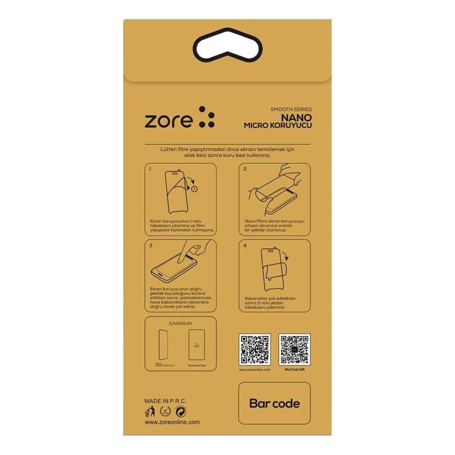 Apple iPhone 13 Pro Max Zore Nano Micro Temperli Ekran Koruyucu - Görsel 5