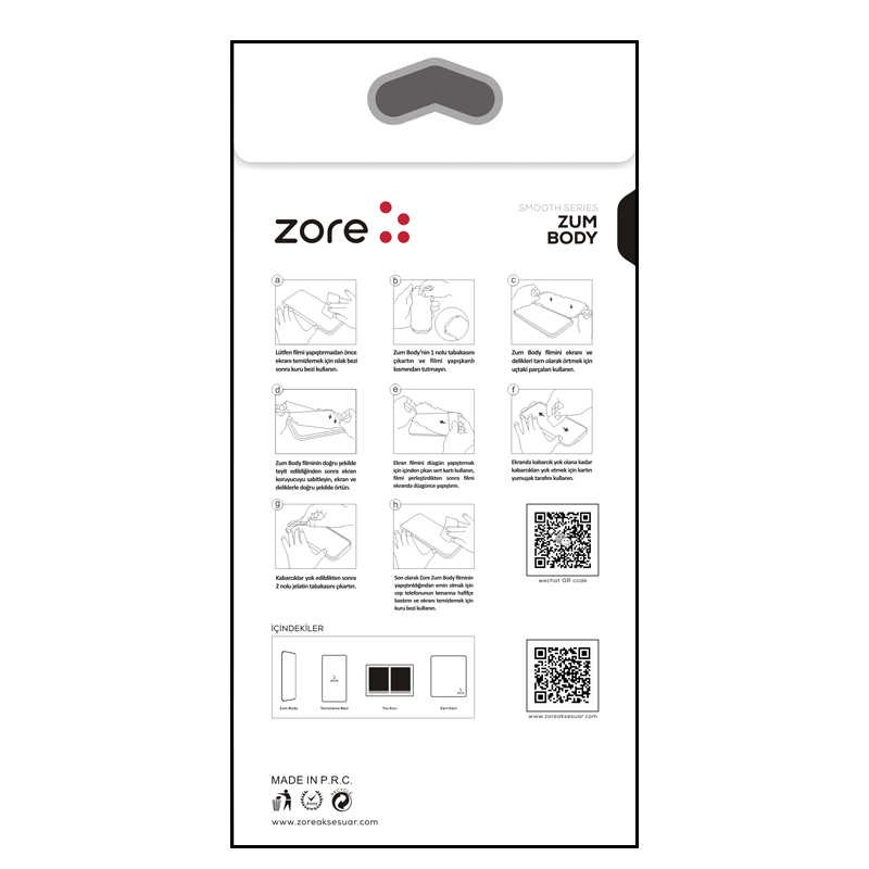 Apple iPhone 13 Pro Zore Arka Zum Body Ekran Koruyucu - Görsel 2