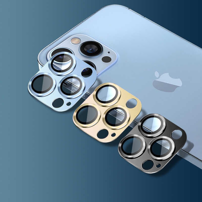 Apple iPhone 13 Pro Zore CL-03 Kamera Lens Koruyucu - Görsel 9