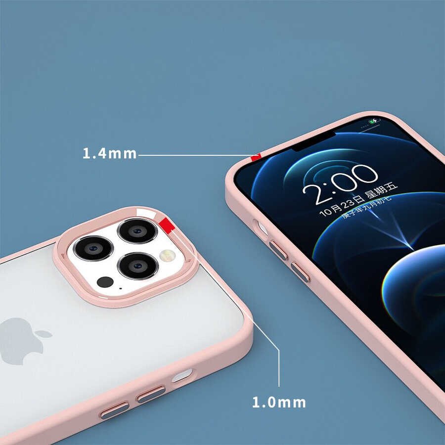 Apple iPhone 14 Kılıf Zore Krom Kapak - Görsel 3