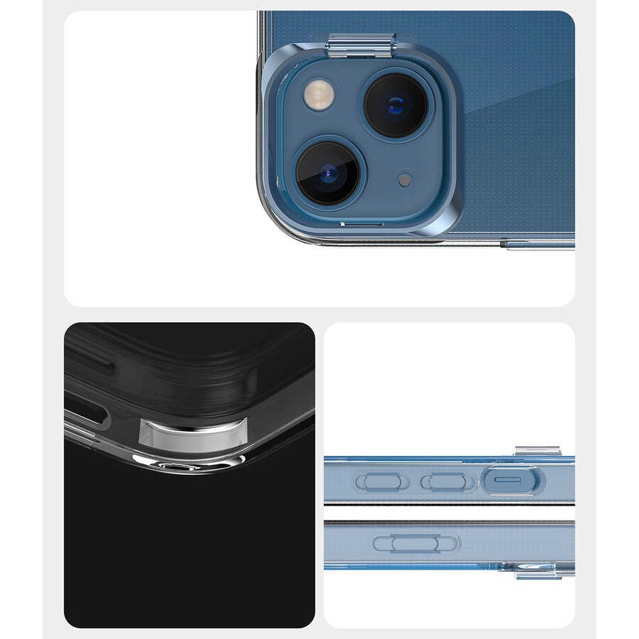 Apple iPhone 14 Kılıf Zore Skuba Kapak - Görsel 3