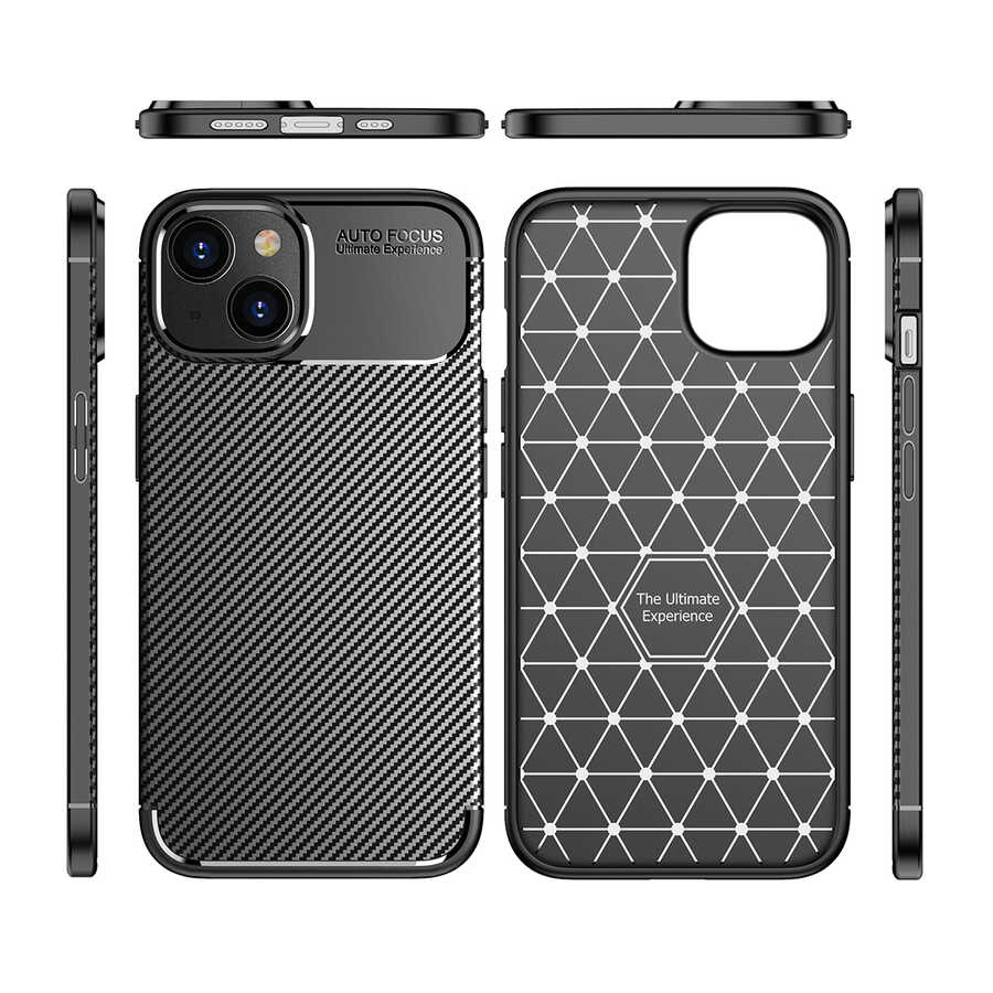 Apple iPhone 14 Plus Kılıf Zore Negro Silikon Kapak - Görsel 8