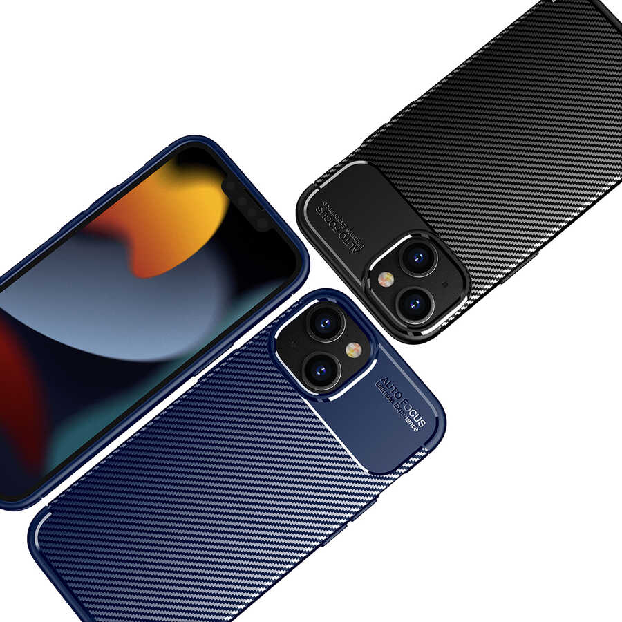 Apple iPhone 14 Plus Kılıf Zore Negro Silikon Kapak - Görsel 6