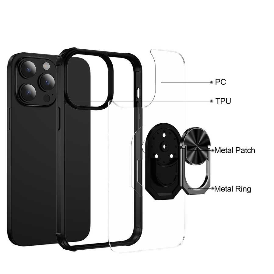 Apple iPhone 14 Pro Kılıf Zore Mola Kapak - Görsel 2