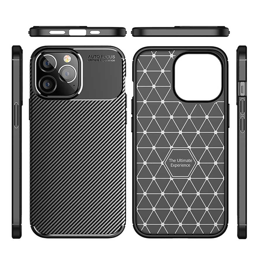 Apple iPhone 14 Pro Kılıf Zore Negro Silikon Kapak - Görsel 3
