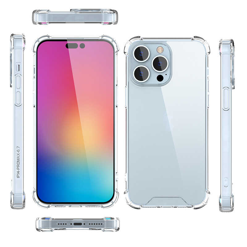 Apple iPhone 14 Pro Kılıf Zore Nitro Anti Shock Silikon - Görsel 11