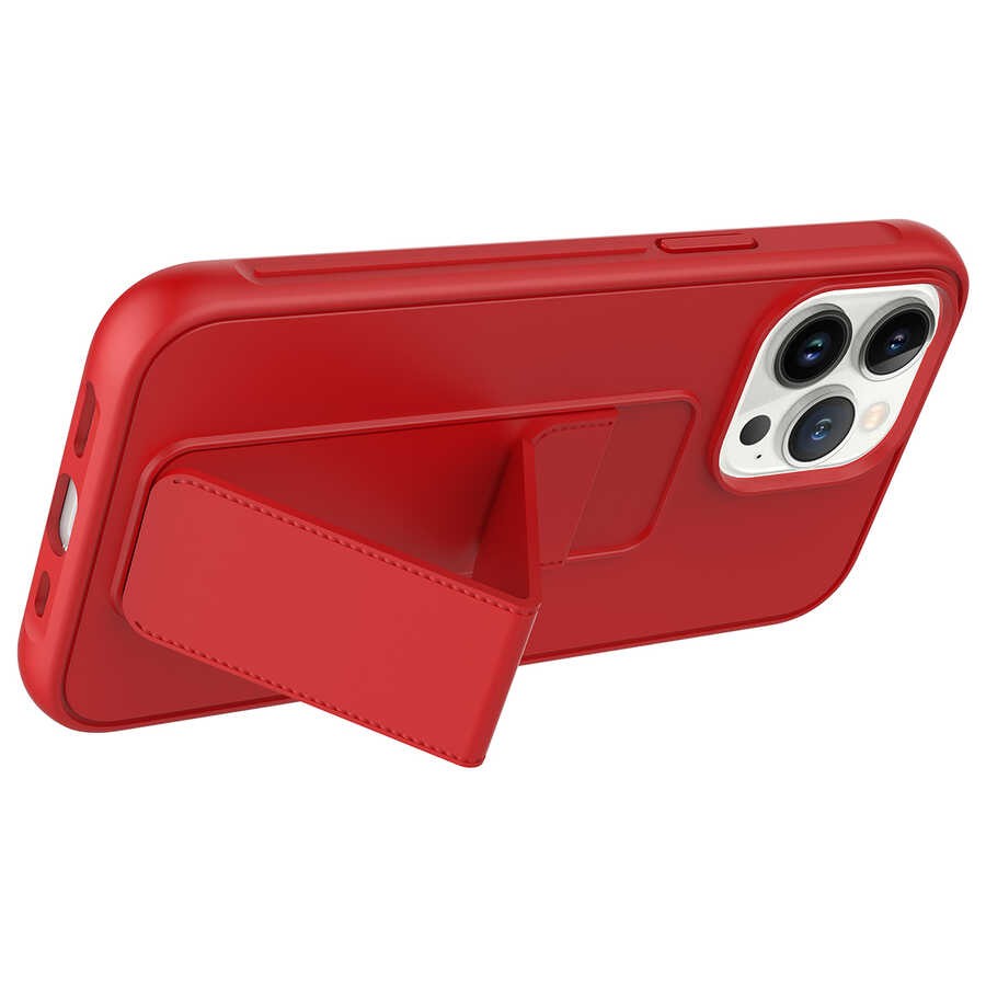 Apple iPhone 14 Pro Kılıf Zore Qstand Kapak - Görsel 2