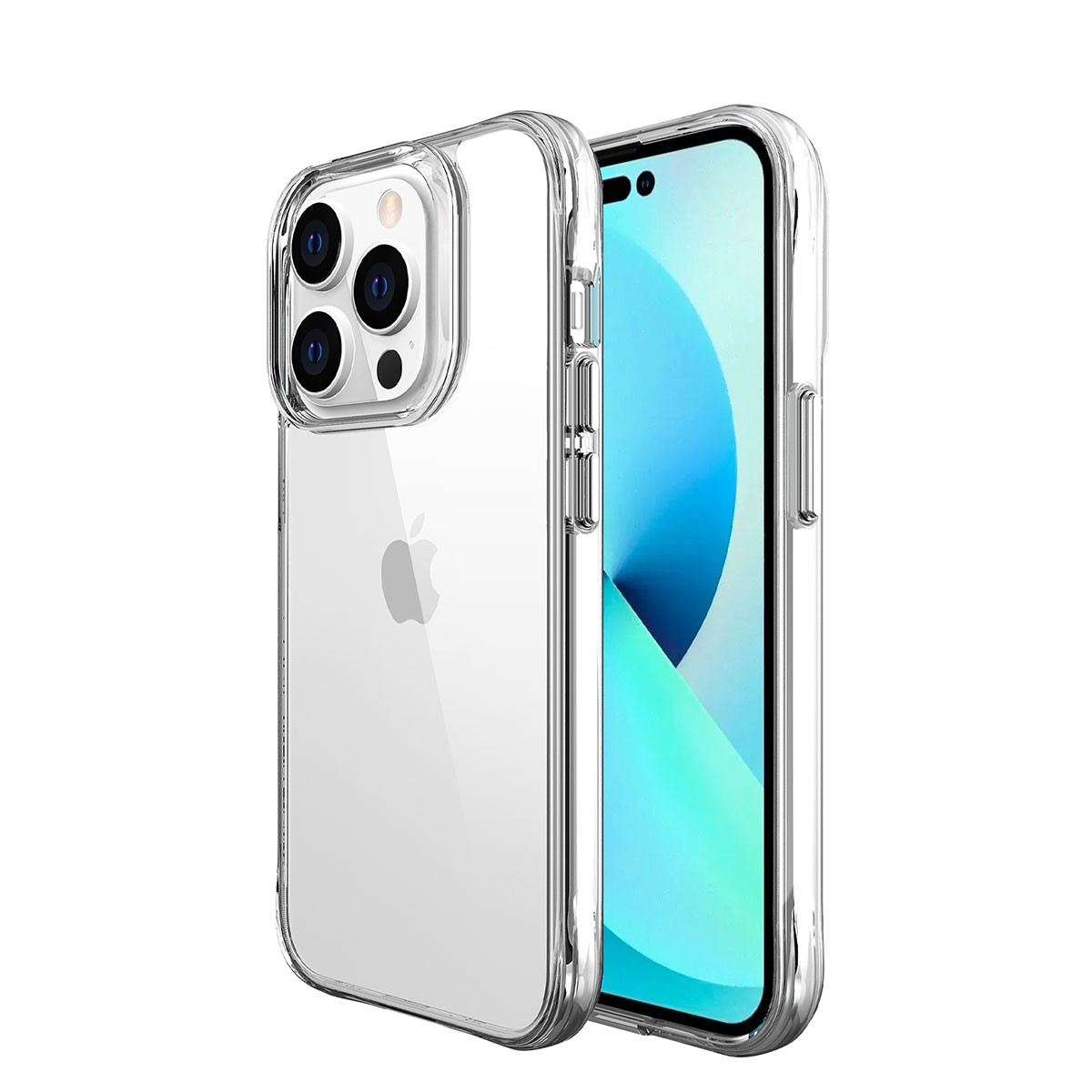 Apple iPhone 14 Pro Kılıf Zore Şeffaf Ultra İnce Airbag Tasarımlı Okka Kapak - Görsel 8