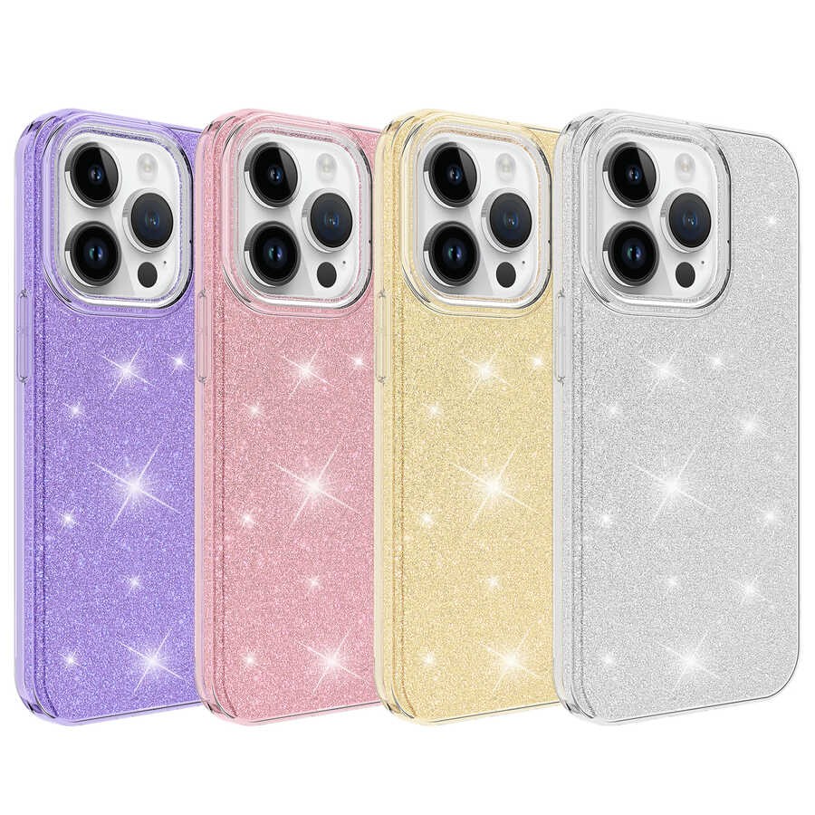 Apple iPhone 14 Pro Kılıf Zore Shining Silikon - Görsel 2