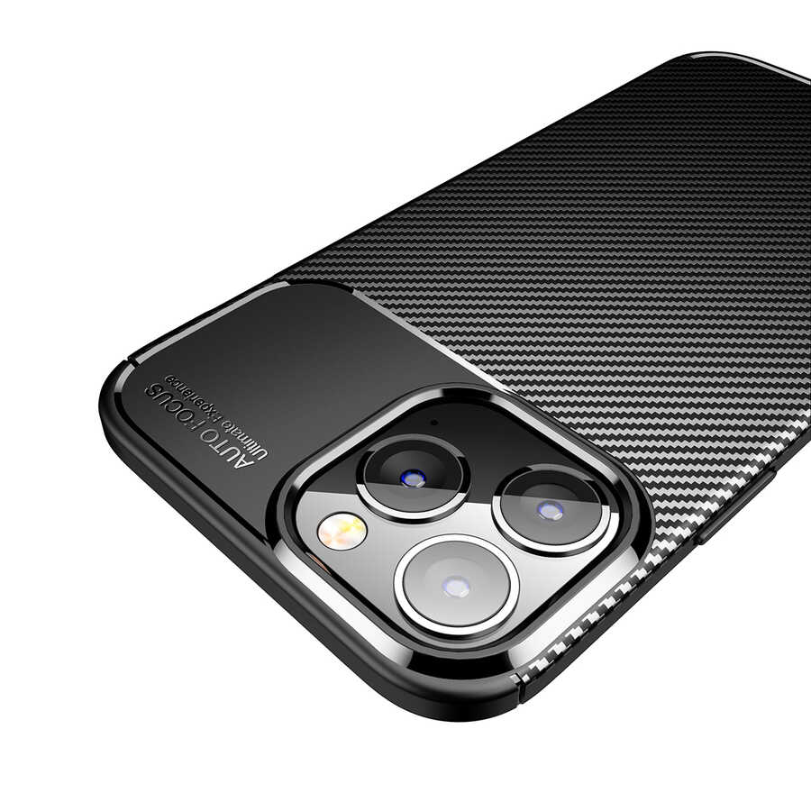 Apple iPhone 14 Pro Max Kılıf Zore Negro Silikon Kapak - Görsel 2