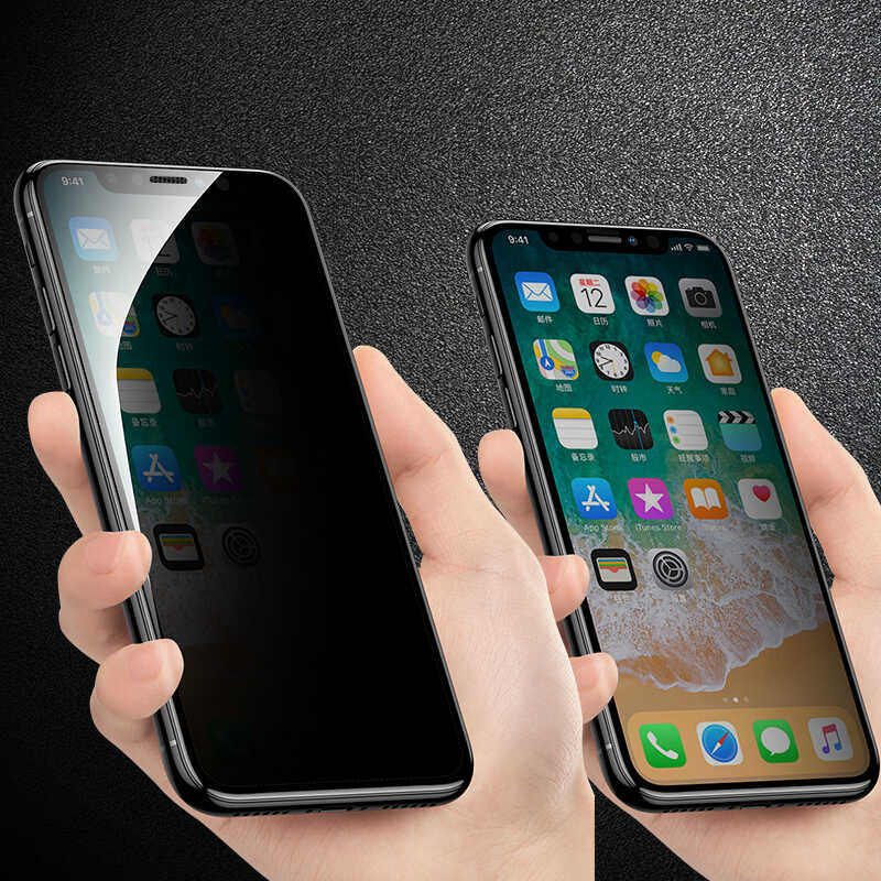 Apple iPhone 14 Pro Zore Anti-Dust Privacy Temperli Ekran Koruyucu - Görsel 7