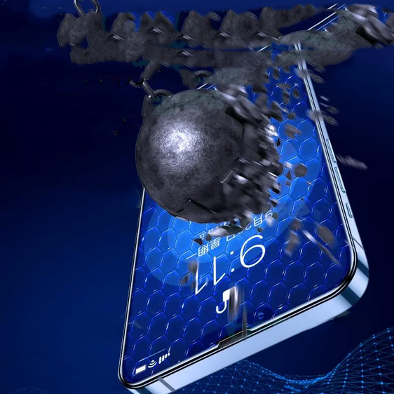 Apple iPhone 14 Pro Zore Darbeye Dayanıklı Anti Statik Temperli Cam Ekran Koruyucu - Görsel 2