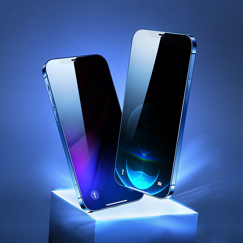 Apple iPhone 14 Pro Zore Kolay Uygulama Aparatlı 5D Magic Privacy Glass Hayalet Cam Ekran Koruyucu - Görsel 3