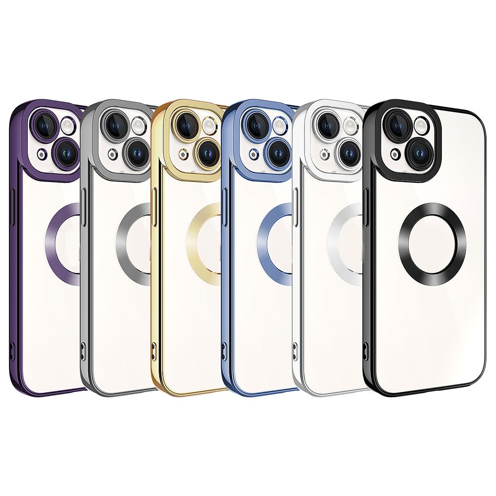 Apple iPhone 15 Kılıf Kamera Korumalı Logo Gösteren Zore Omega Kapak - Görsel 2