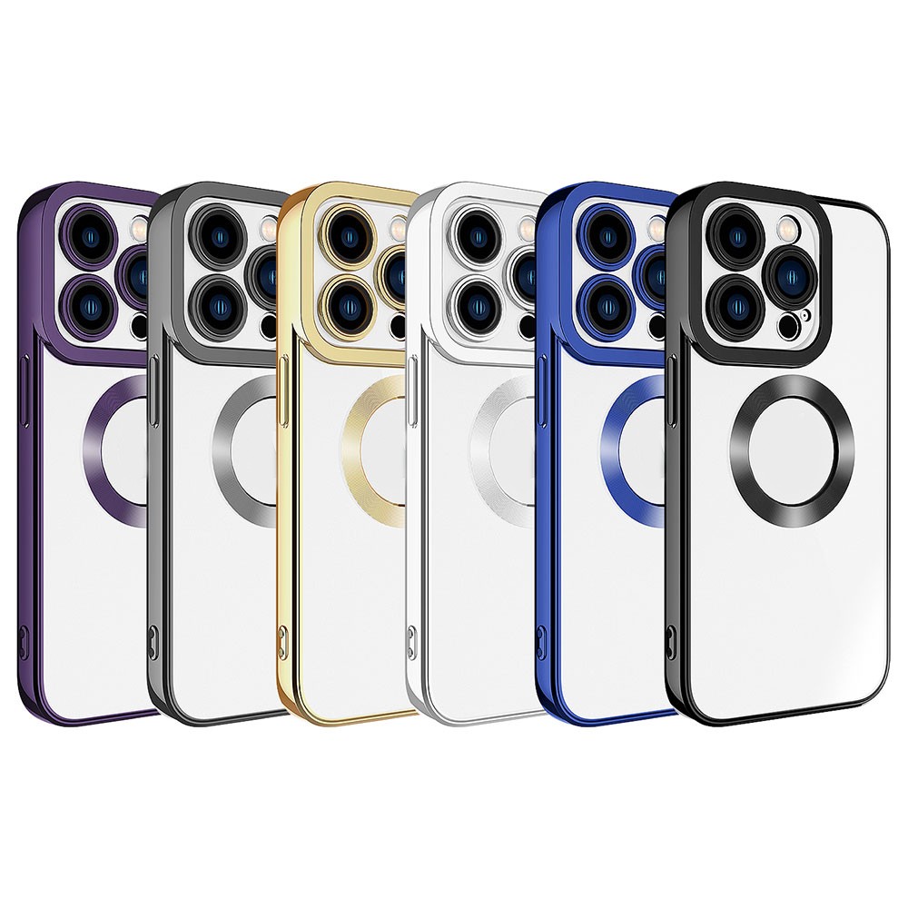Apple iPhone 15 Pro Max Kılıf Kamera Korumalı Logo Gösteren Zore Omega Kapak - Görsel 2