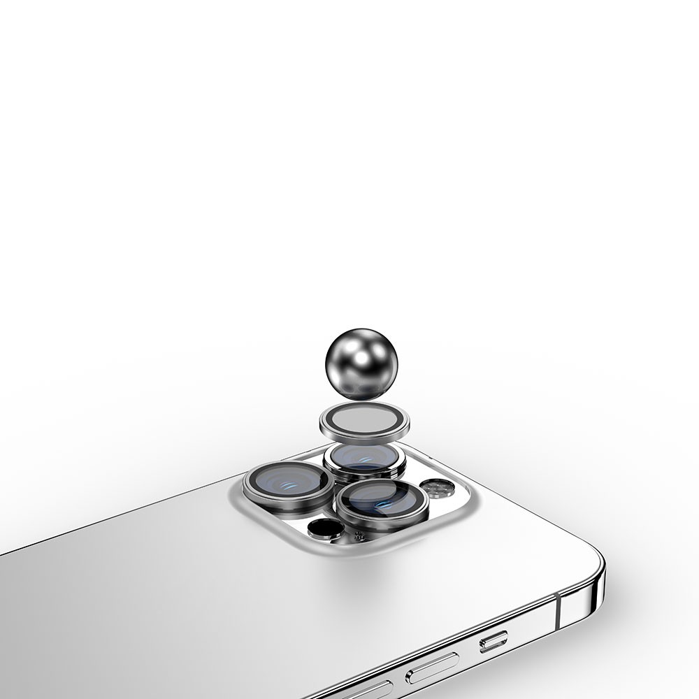 Apple iPhone 15 Pro Max Zore CL-13 Kamera Lens Koruyucu - Görsel 2