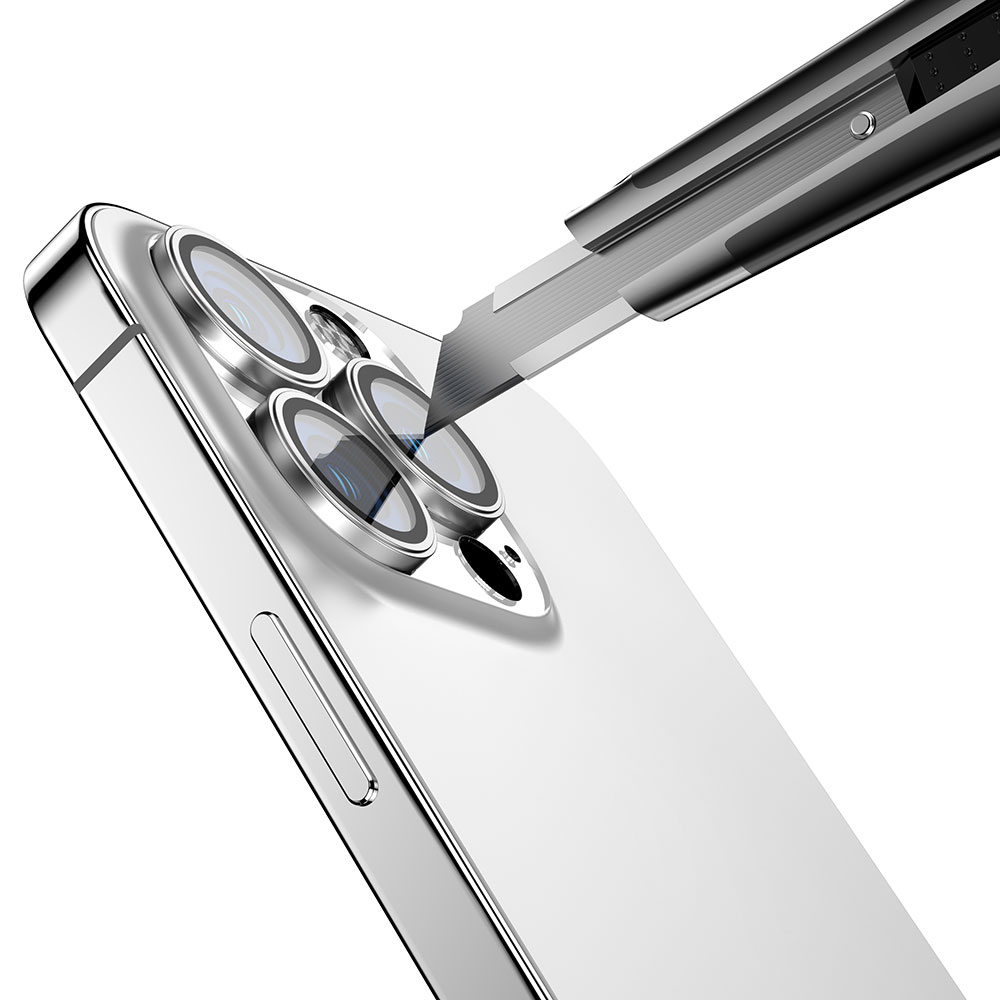Apple iPhone 15 Pro Max Zore CL-13 Kamera Lens Koruyucu - Görsel 3