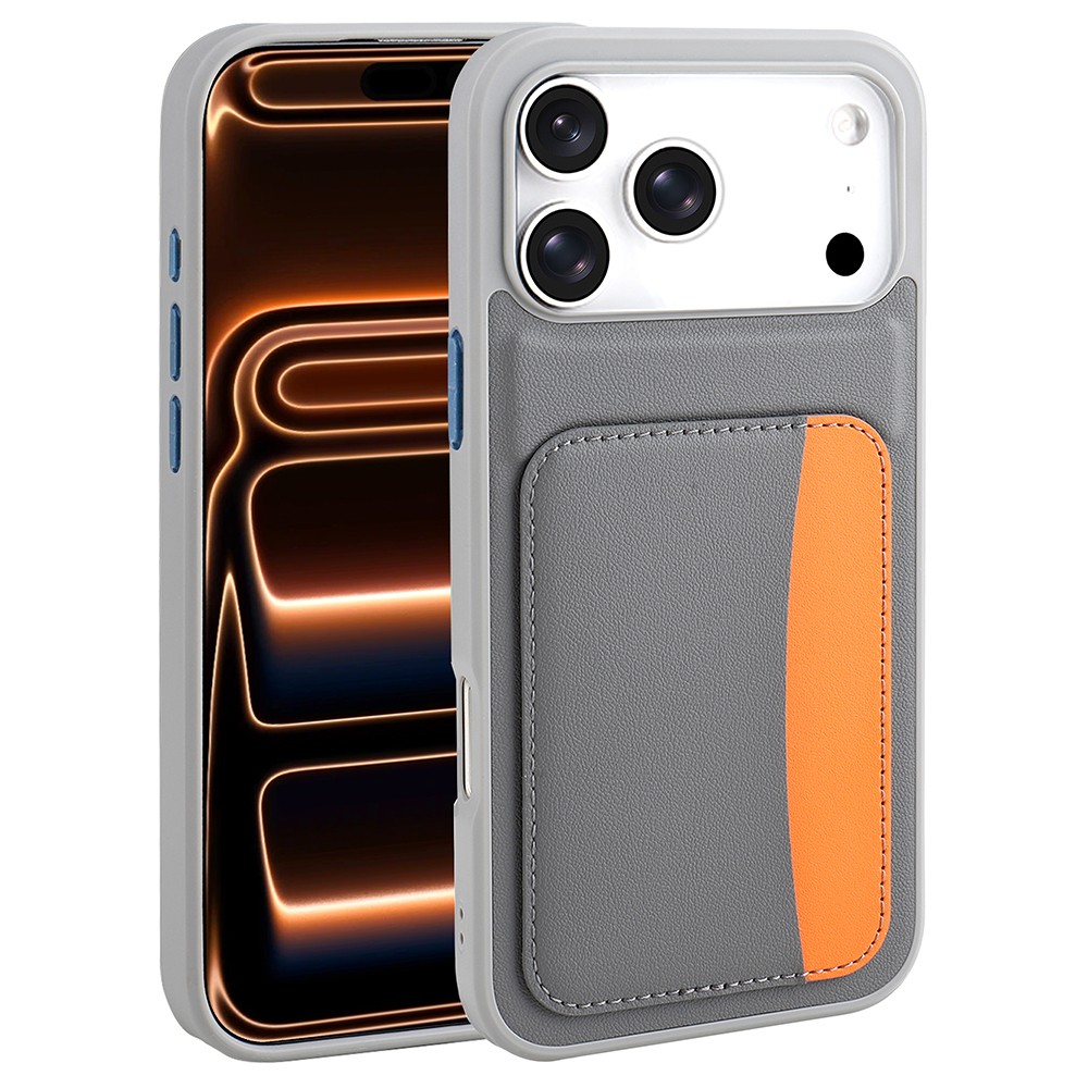 Apple iPhone 17 Pro Max Kılıf Kartlıklı Zore X-Kart Silikon Kapak - Görsel 3