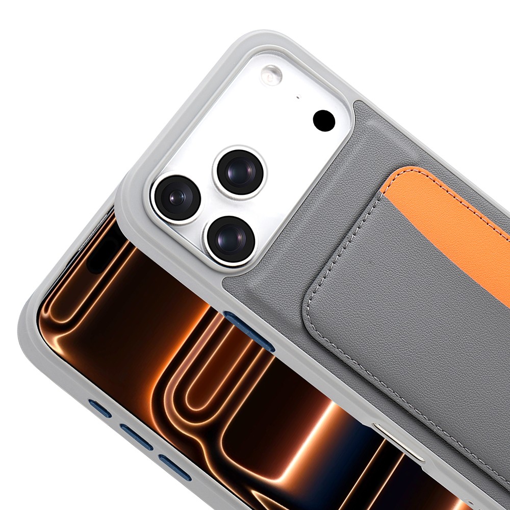 Apple iPhone 17 Pro Max Kılıf Kartlıklı Zore X-Kart Silikon Kapak - Görsel 7