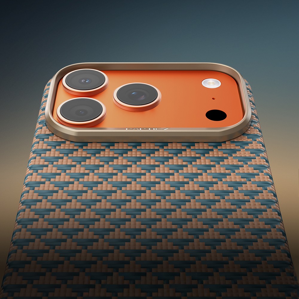 Apple iPhone 18 Pro Kılıf M-safe Şarj Özellikli Raptic Aramid Skin Origin Serisi Karbon Kapak - Görsel 3