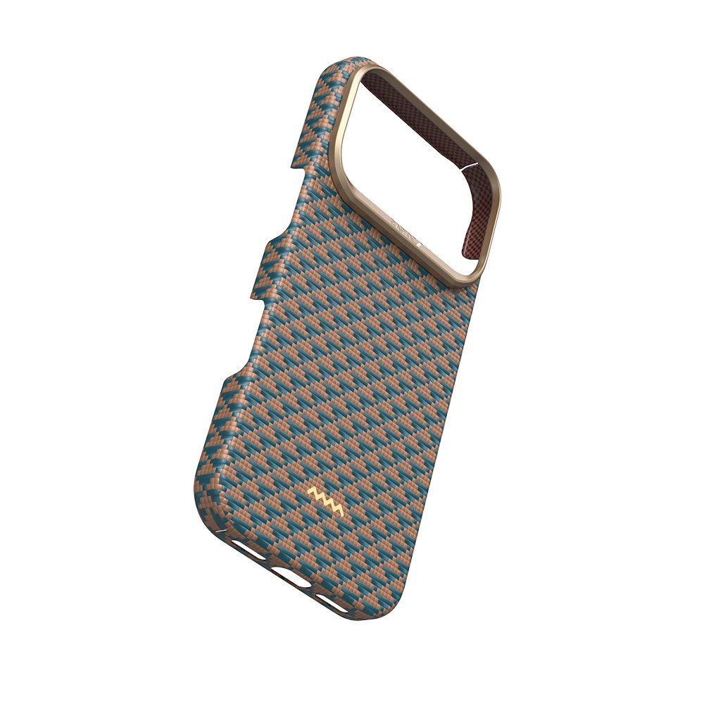 Apple iPhone 18 Pro Kılıf M-safe Şarj Özellikli Raptic Aramid Skin Origin Serisi Karbon Kapak - Görsel 15