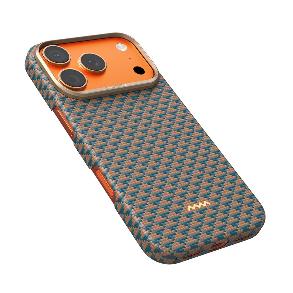 Apple iPhone 18 Pro Kılıf M-safe Şarj Özellikli Raptic Aramid Skin Origin Serisi Karbon Kapak - Görsel 16
