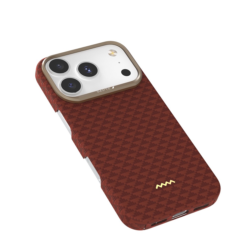 Apple iPhone 18 Pro Kılıf M-safe Şarj Özellikli Raptic Aramid Skin Origin Serisi Karbon Kapak - Görsel 9