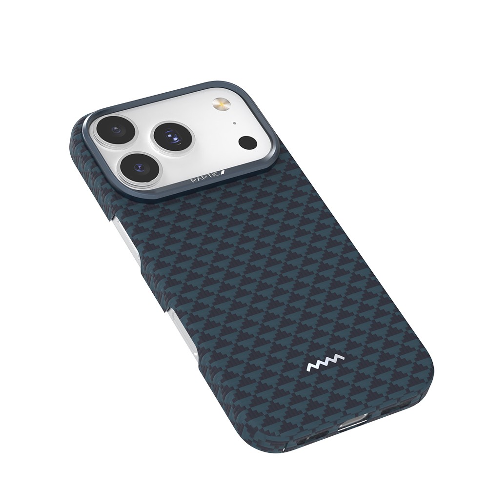 Apple iPhone 18 Pro Kılıf M-safe Şarj Özellikli Raptic Aramid Skin Origin Serisi Karbon Kapak - Görsel 4