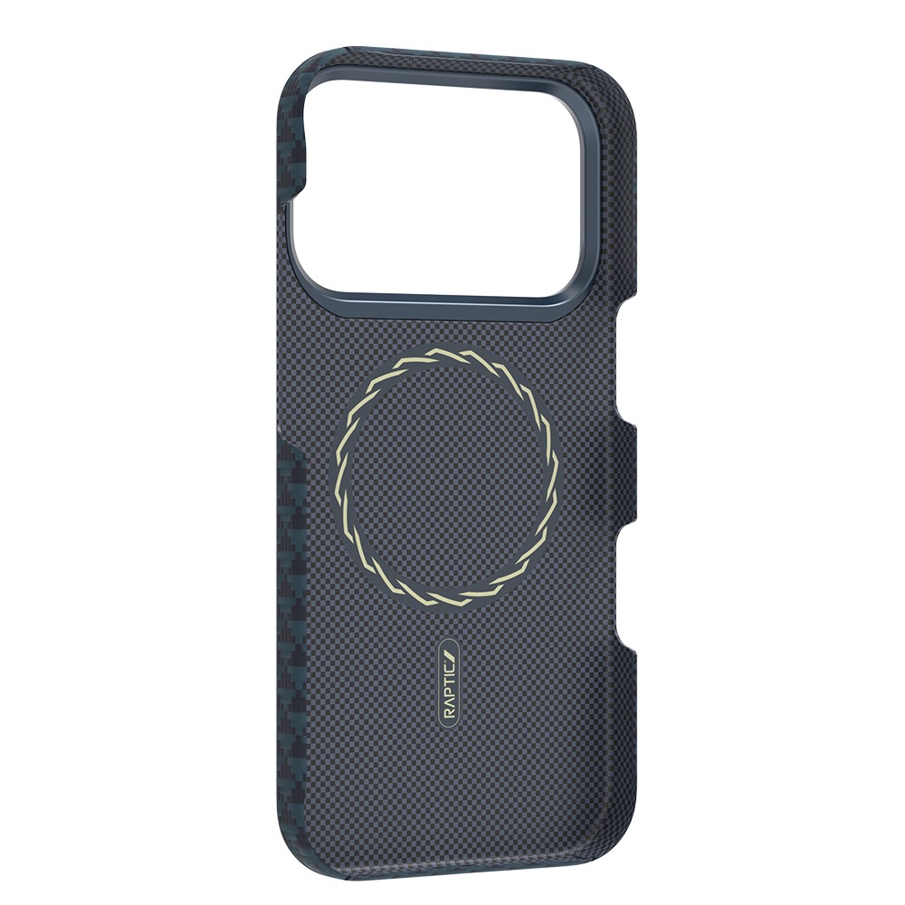 Apple iPhone 18 Pro Kılıf M-safe Şarj Özellikli Raptic Aramid Skin Origin Serisi Karbon Kapak - Görsel 11