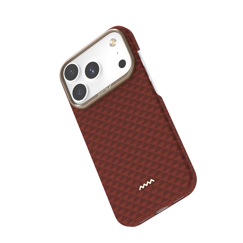 Apple iPhone 18 Pro Kılıf M-safe Şarj Özellikli Raptic Aramid Skin Origin Serisi Karbon Kapak - Görsel 22