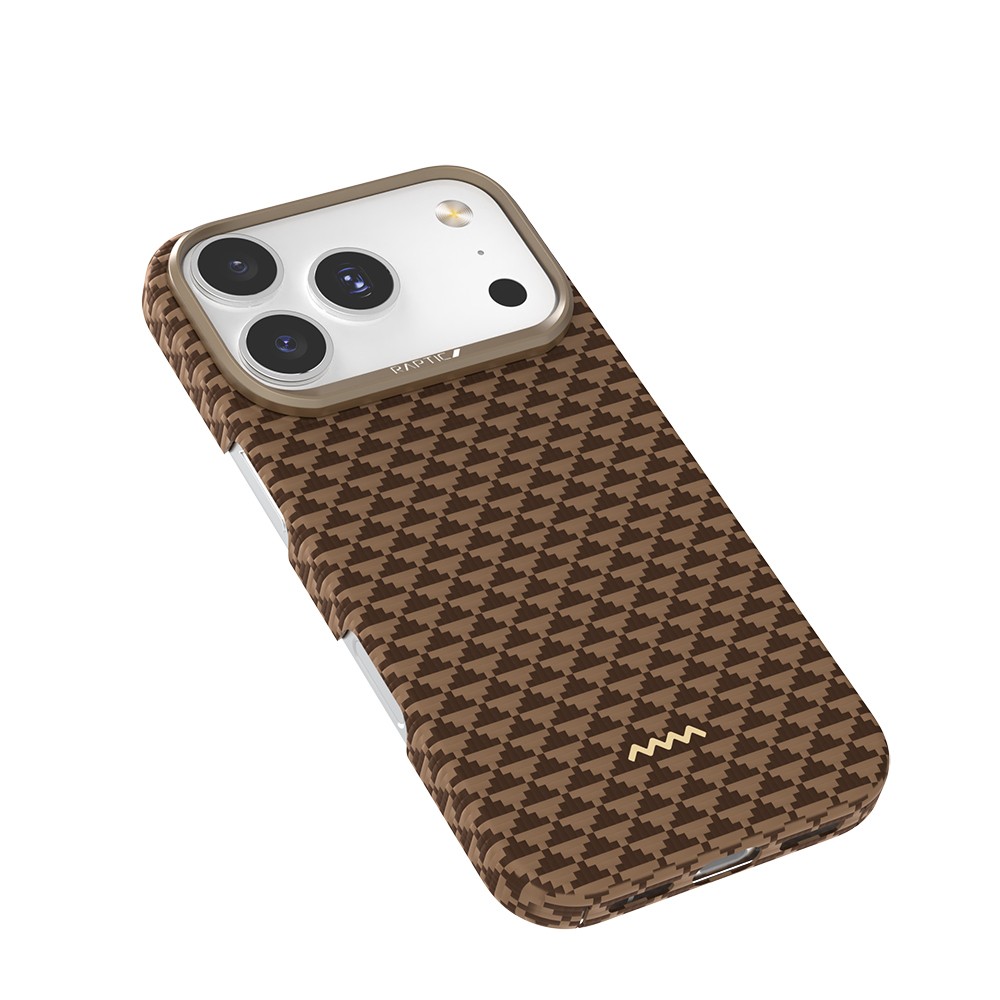Apple iPhone 18 Pro Kılıf M-safe Şarj Özellikli Raptic Aramid Skin Origin Serisi Karbon Kapak - Görsel 5