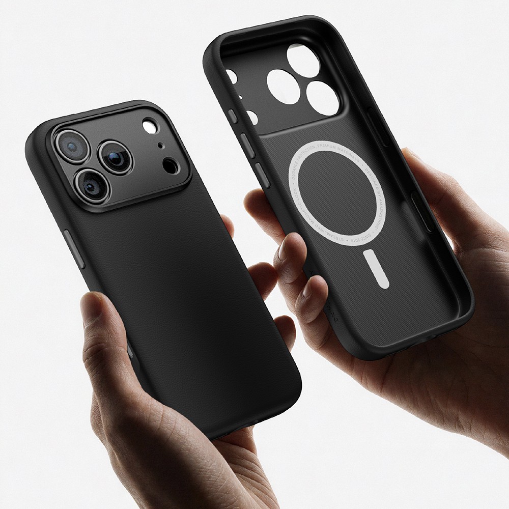 Apple iPhone 18 Pro Max Kılıf M-Safe Şarj Özellikli Airbag Tasarımlı AmazingThing Glamour SLens Serisi Kapak - Görsel 3