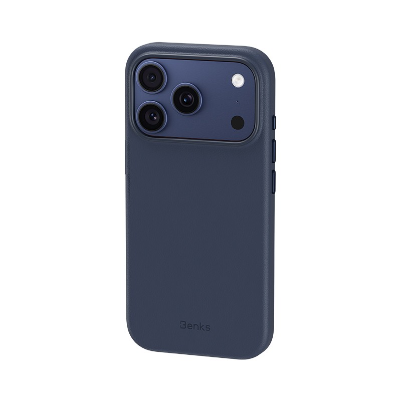 Apple iPhone 18 Pro Max Kılıf M-safe Şarj Özellikli Çizilmeye Dayanıklı Benks VitaPro Serisi PU Deri Kapak - Görsel 5