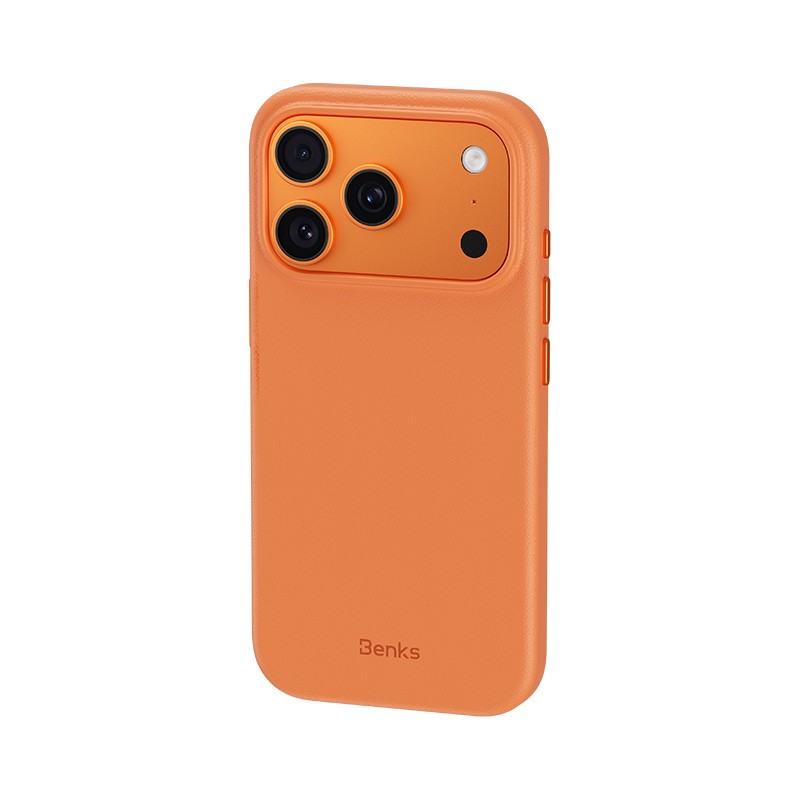 Apple iPhone 18 Pro Max Kılıf M-safe Şarj Özellikli Çizilmeye Dayanıklı Benks VitaPro Serisi PU Deri Kapak - Görsel 11