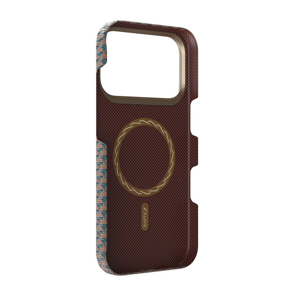 Apple iPhone 18 Pro Max Kılıf M-safe Şarj Özellikli Raptic Aramid Skin Origin Serisi Karbon Kapak - Görsel 7
