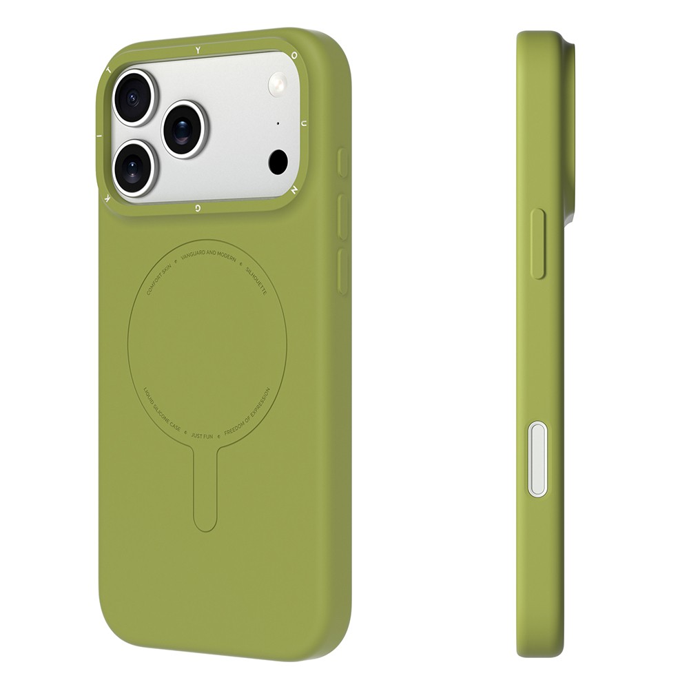 Apple iPhone 18 Pro Max Kılıf M-Safe Şarj Özellikli Youngkit Morandi Serisi Kapak - Görsel 21