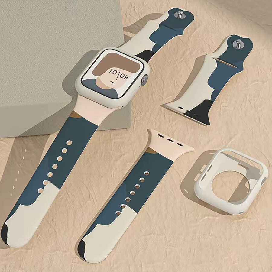 Apple Watch 42mm KRD-62 Silikon Kordon - Görsel 8