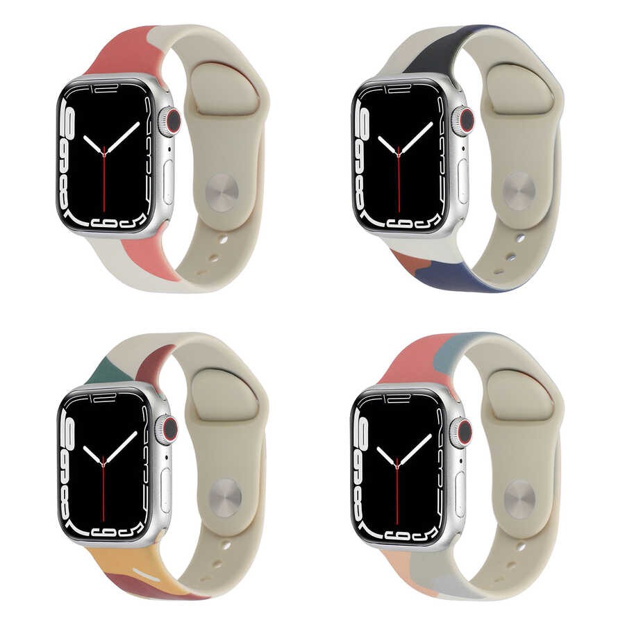 Apple Watch 42mm KRD-62 Silikon Kordon - Görsel 10